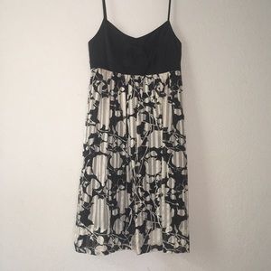 Flower Patterned Flowy Dress